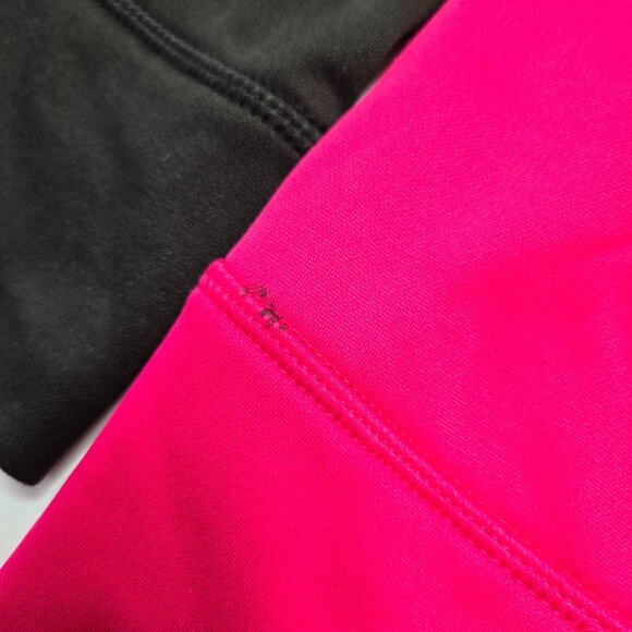 Danskin Now Women's Plus Size 2X 20 Pink Black Long Sleeve Hoodie Full Zip - Picture 6 of 10